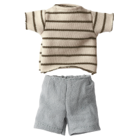 Ubranko Dla Królika Striped Blouse & Shorts Size 1 Maileg