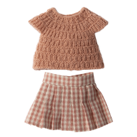 Ubranko Dla Królika Knitted Shirt & Skirt Size 3 Maileg