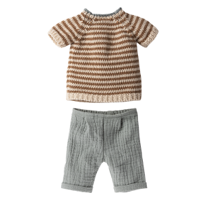 Ubranko Dla Królika Knitted Shirt & Pants Size 3 Maileg