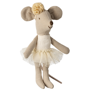 Myszka Ballerina Mouse Little Sister Off White Maileg