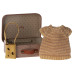 Ubranko Knitted Dress & Bag in Suitcase Dla Myszki Starszej Siostry Maileg