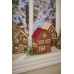 Ceramiczny Domek Latarnia Stillenat Red Roof Wreath On Door Ib Laursen