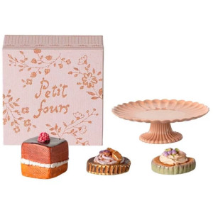 Zestaw Patera Z Ciasteczkami Cakes & Cakestand Mini Maileg